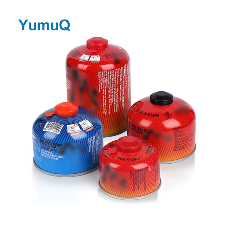 YumuQ 230g / 450g Tinplate Steel Hot Selling Portable Outdoor Alpine Butane Gas Fuel Canister Camping For Hiking