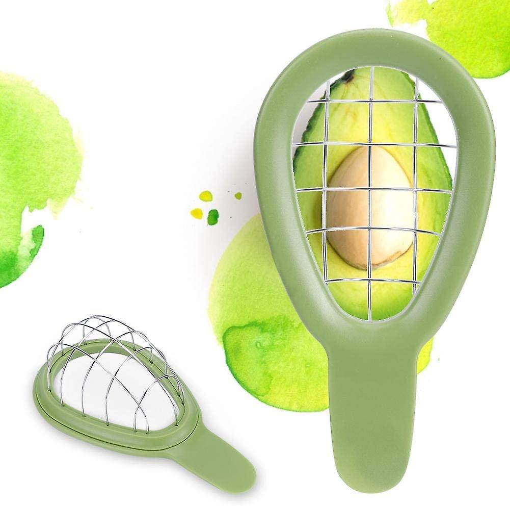 Stainless Steel Avocado Cuber And Dicer Tool Avocado Chunks Slicer For Avocados One Size Dicing Fruit Salad Kitchen Gadget Tool