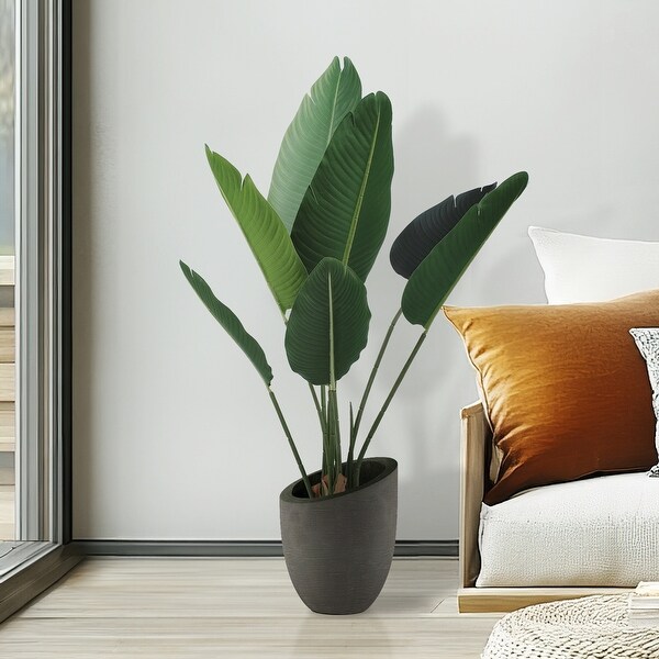 Artificial Tropical Palm Tree Potted Plant for Indoor Outdoor Decor