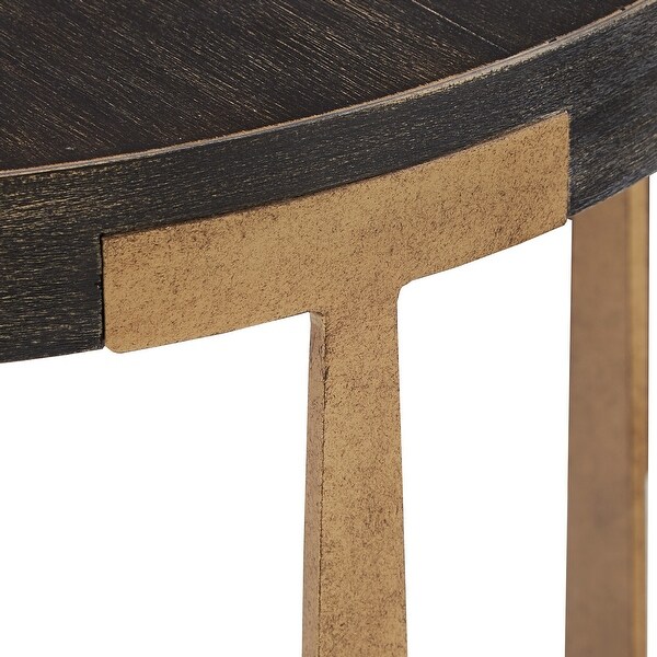 Jensen Wood and Metal T-Brace Tables by iNSPIRE Q Artisan