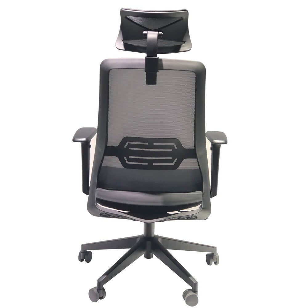 Adjustable Headrest Ergonomic Office Chair Padded Swivel Desk Chair