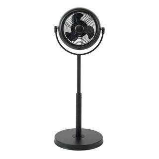 Tidoin 36 in. H 3 Fan Speeds Pedistal Fan in Black with Adjustable Height DHS-YDW1-196