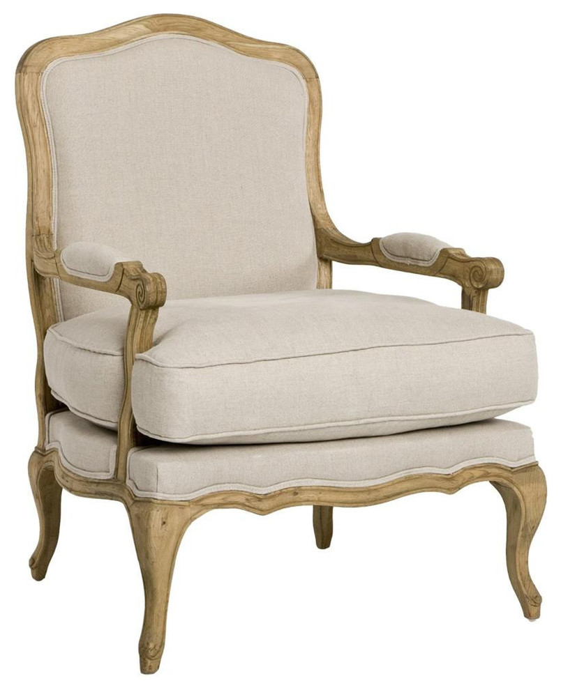 Bastille Lounge Chair   Traditional   Armchairs And Accent Chairs   by Nook  ampCottage  Houzz