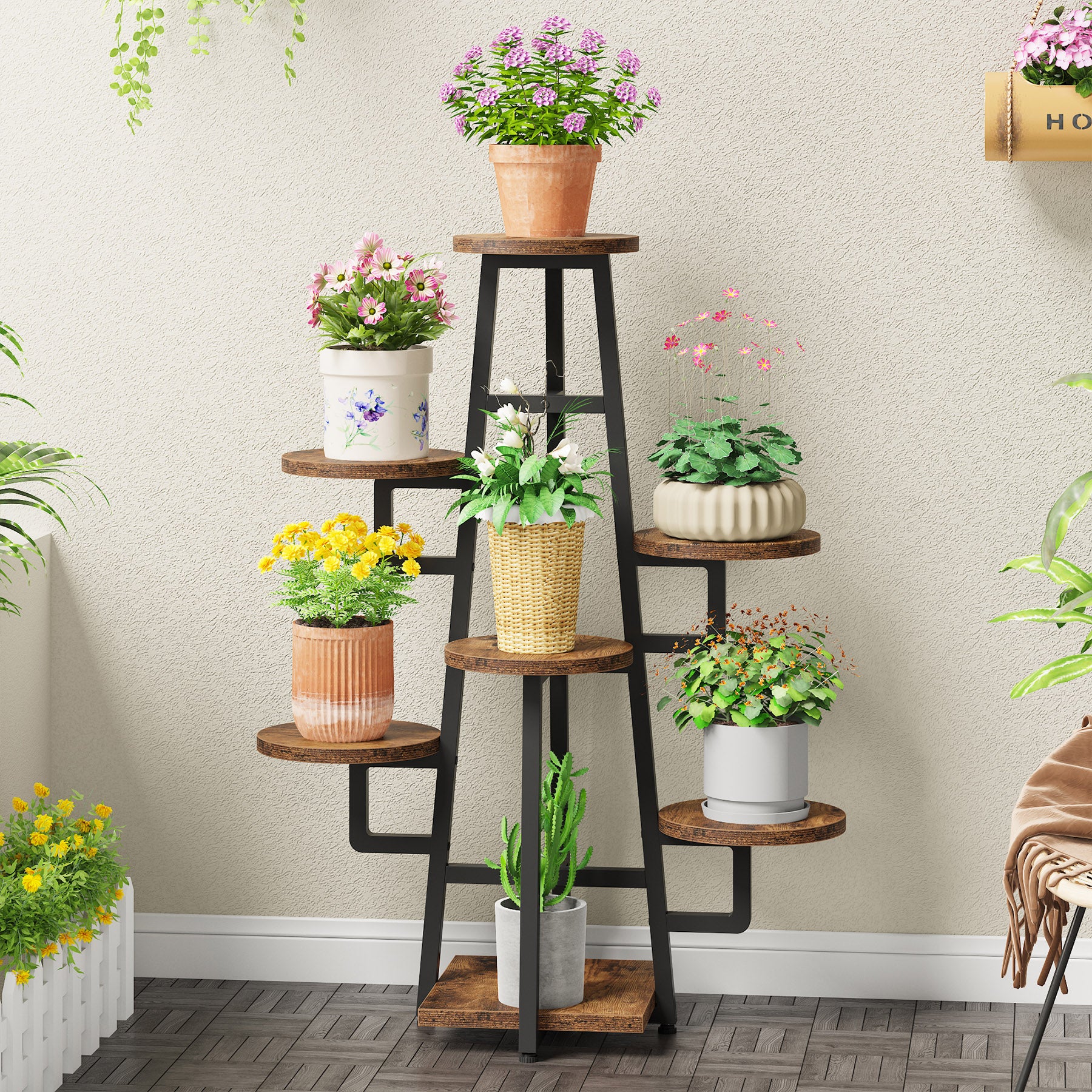 7-Tier Plant Stand, 43.3