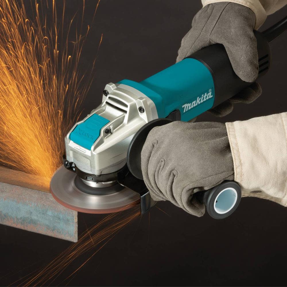 Makita 4-1/2 X-LOCK Angle Grinder， with AC/DC Switch