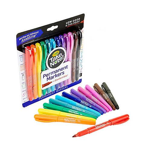 Crayola Take Note! Permanent Marker Assorted (12pk)