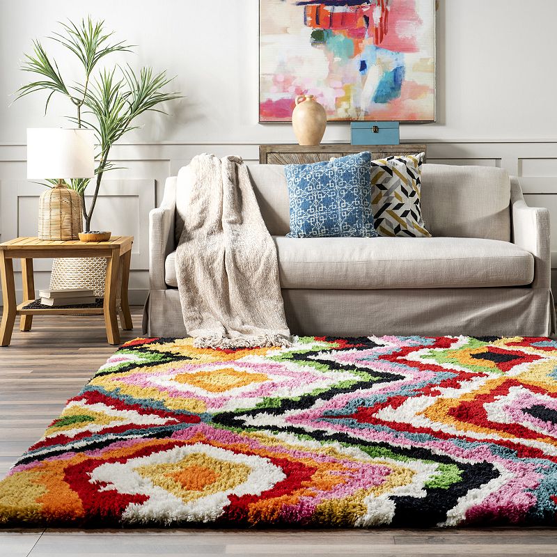 nuLOOM Carnival Abbey Shaggy Area Rug