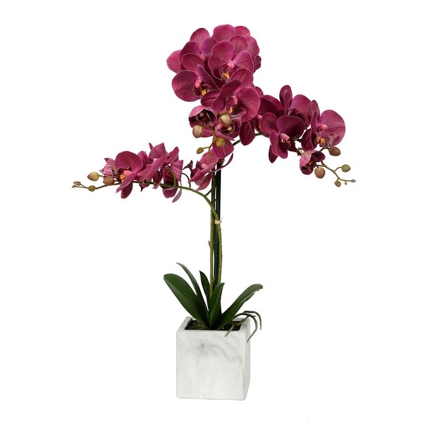 Vickerman 25 Artificial Plum Phalaenopsis Plant