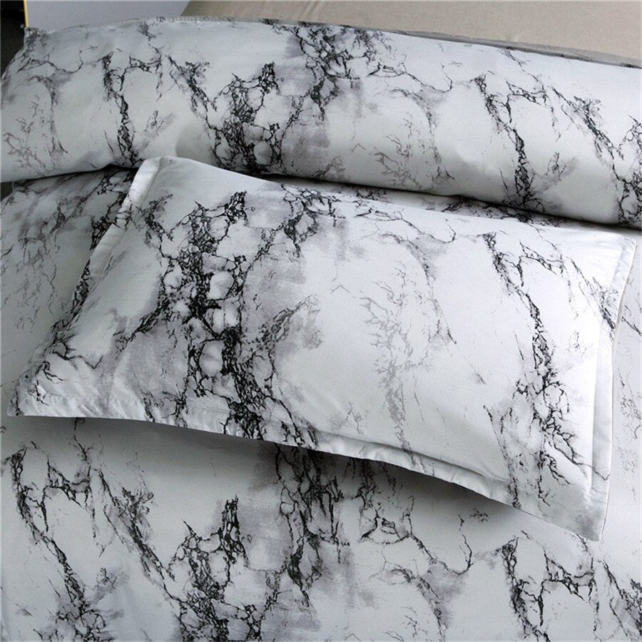 Marble Duvet Cover Bedding Set