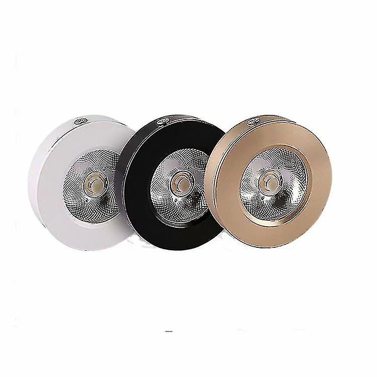 2 Piece Cabinet Lighting， Surface Mount Led Spotlights， Countertop Lighting， 5w Kitchen Utensil Lighting (gold， Warm White)