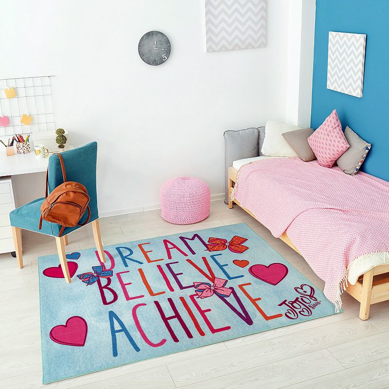 Nickelodeon JoJo Siwa Dream Believe Achieve Rug