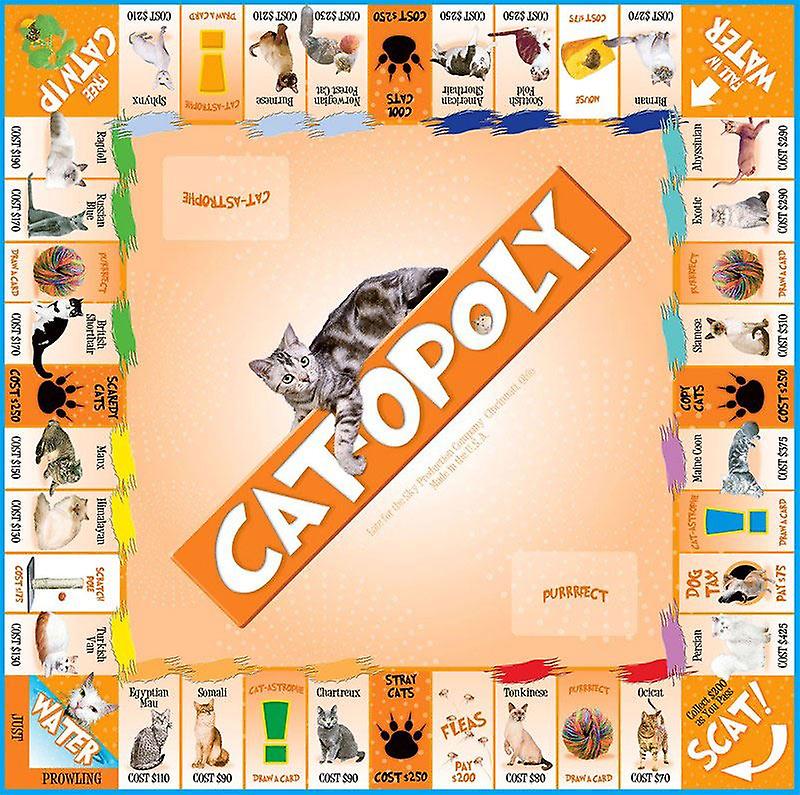 Cat-opoly Board Game