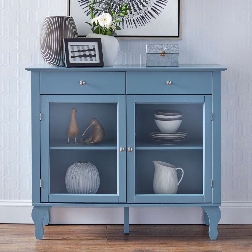 Copper Grove Rawdon Glass Front Buffet/Sideboard