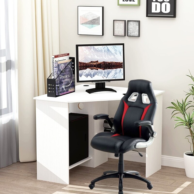 Contemporary Style gaming chair Black office chair Metal comfort chair