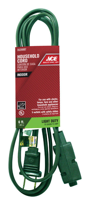 ACE CUBETP EXT CORD6'GRN