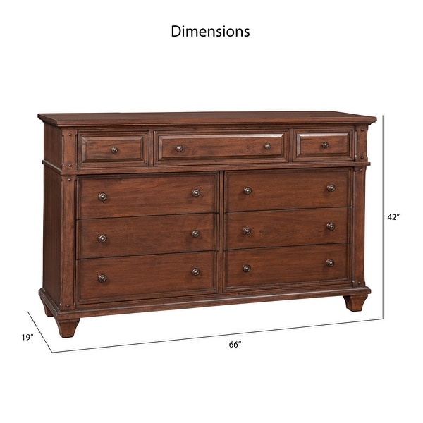 Harbor Point Cherry Finished Arched Panel 5-Piece Bedroom Set by Greyson Living - - 35114489