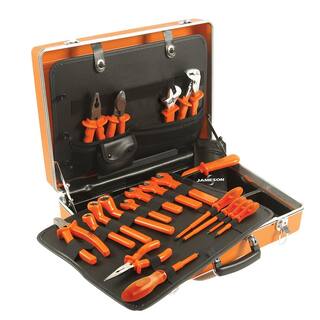 Jameson 19-Piece 1000-Volt Insulated Deluxe Utility Tool Set JT-KT-00002