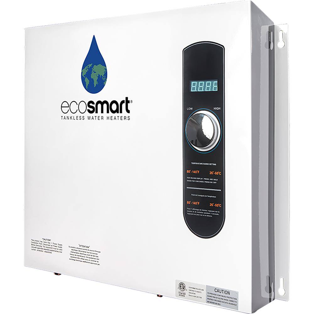 EcoSmart ECO 36 Tankless Electric Water Heater 36 kW 240 V with Inline Flow Restrictor ECO 36 FC