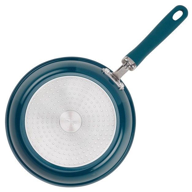 Aluminum Nonstick Deep Skillet With Lid Teal