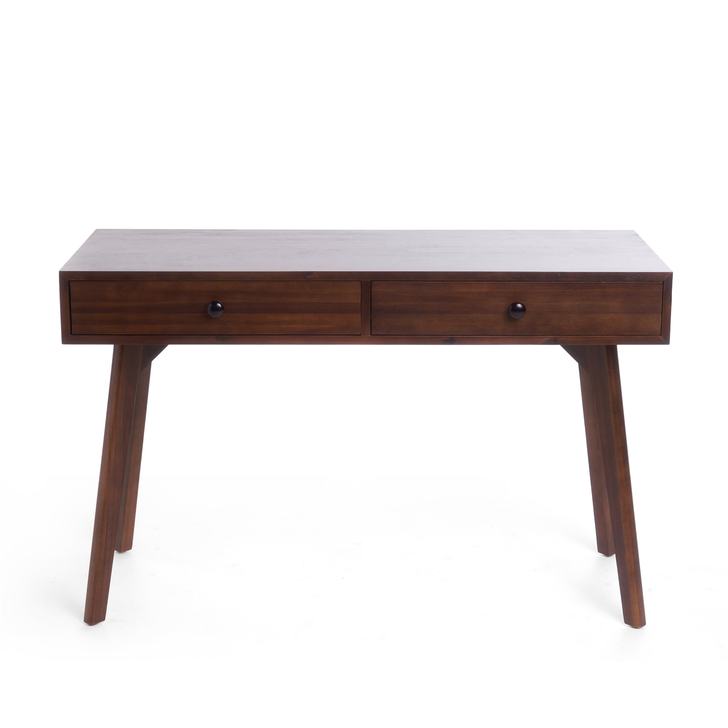 Jushwo Walnut Finished Acacia Wood Console Table