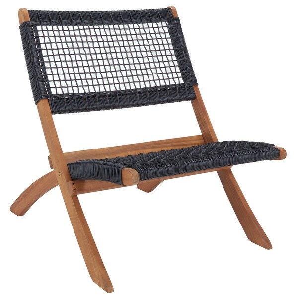 SAFAVIEH Casella Acacia/ Rope Outdoor Chair and Table Set