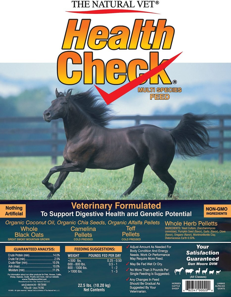 The Natural Vet Multi-Species Health Check Feed