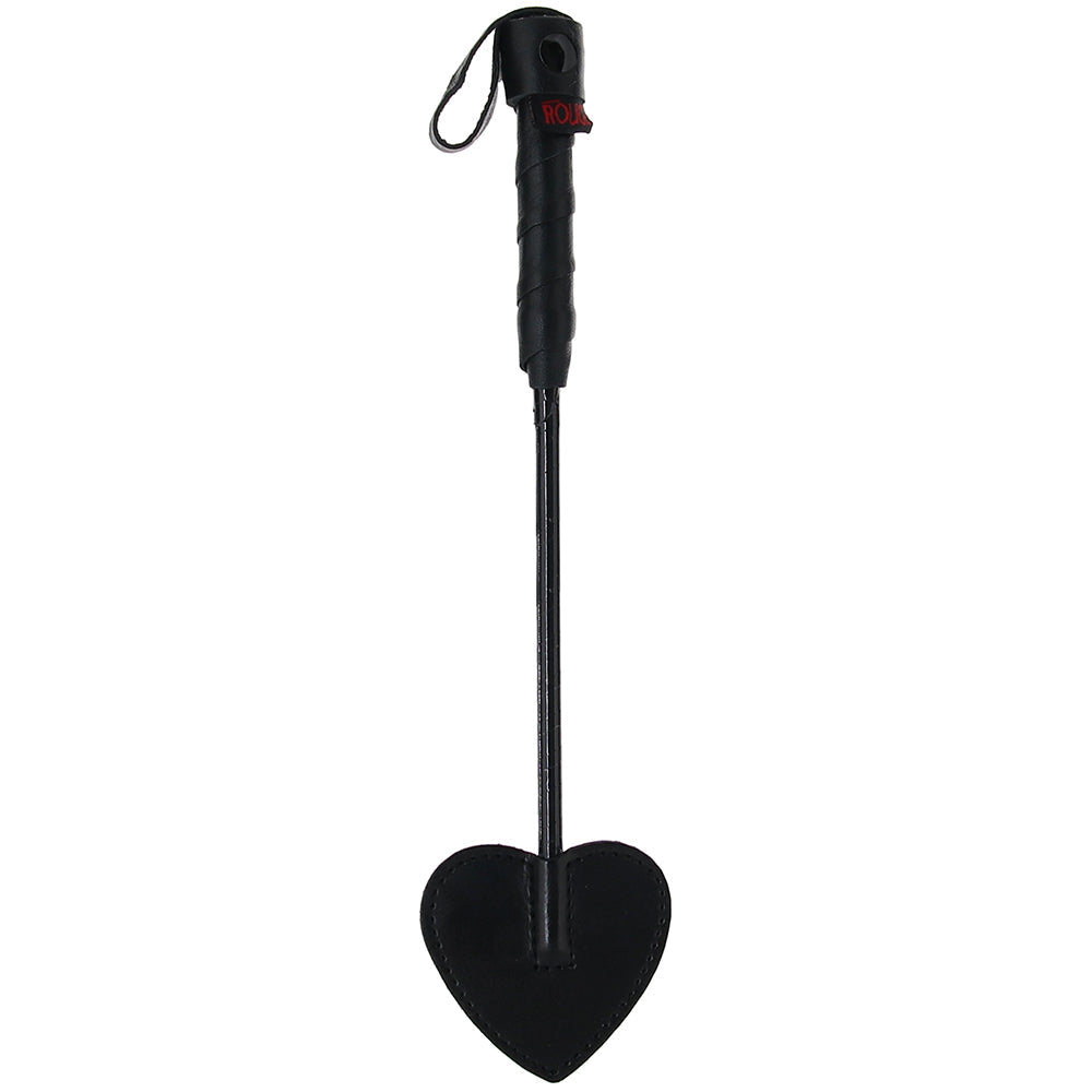 Leather Mini Spade Paddle in Black