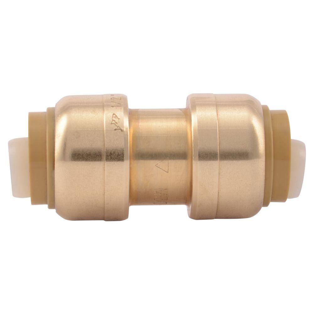 SharkBite 12 in. Push-to-Connect Brass Coupling Fitting U008LFA