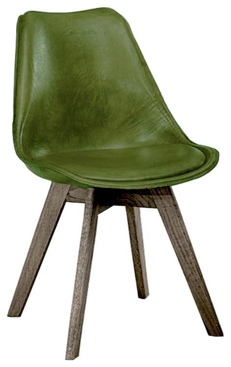 Pauline Chair  Blue Seat   Midcentury   Dining Chairs   by Bellini Modern Living  Houzz
