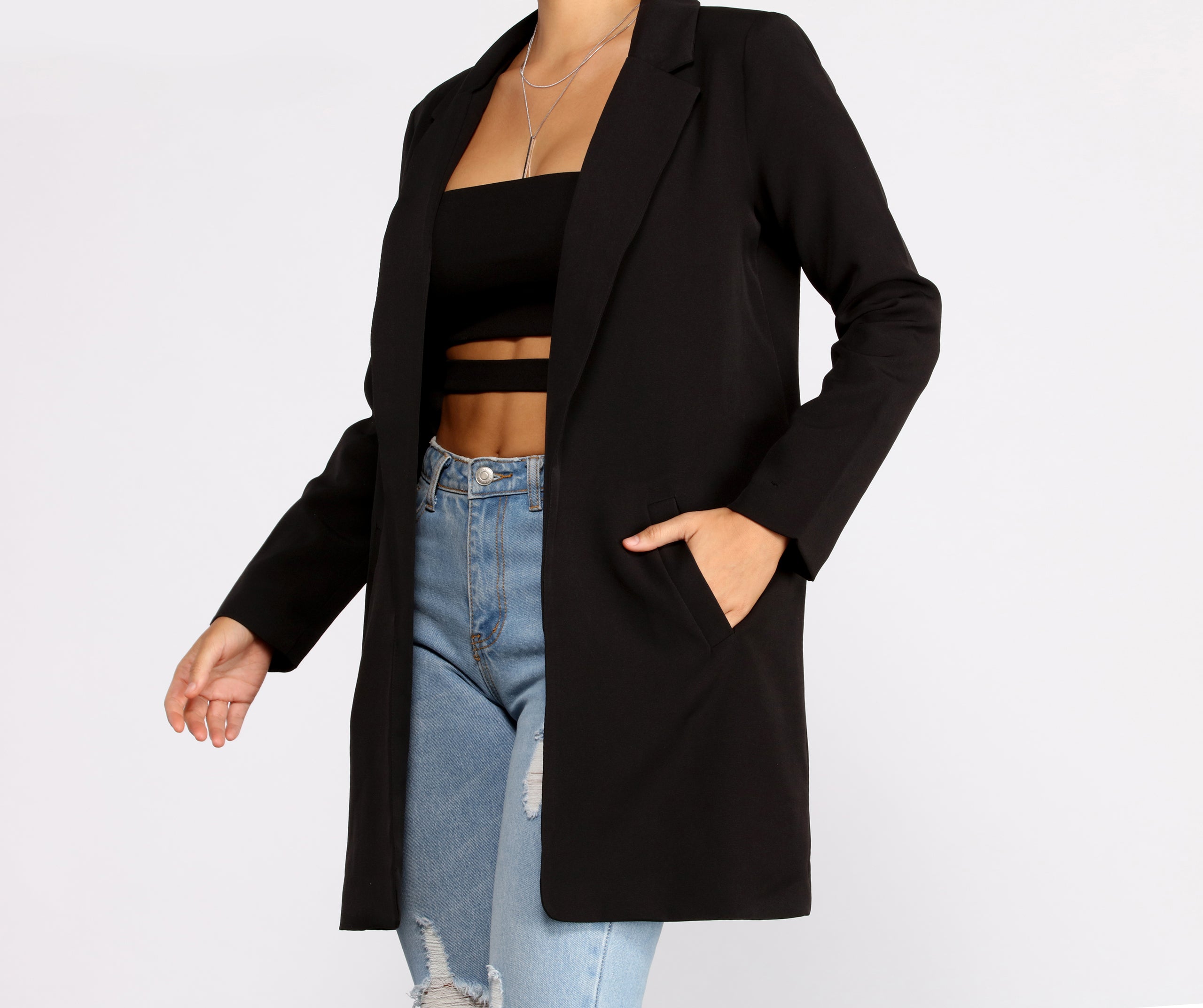 Pulling Power Moves Oversized Blazer