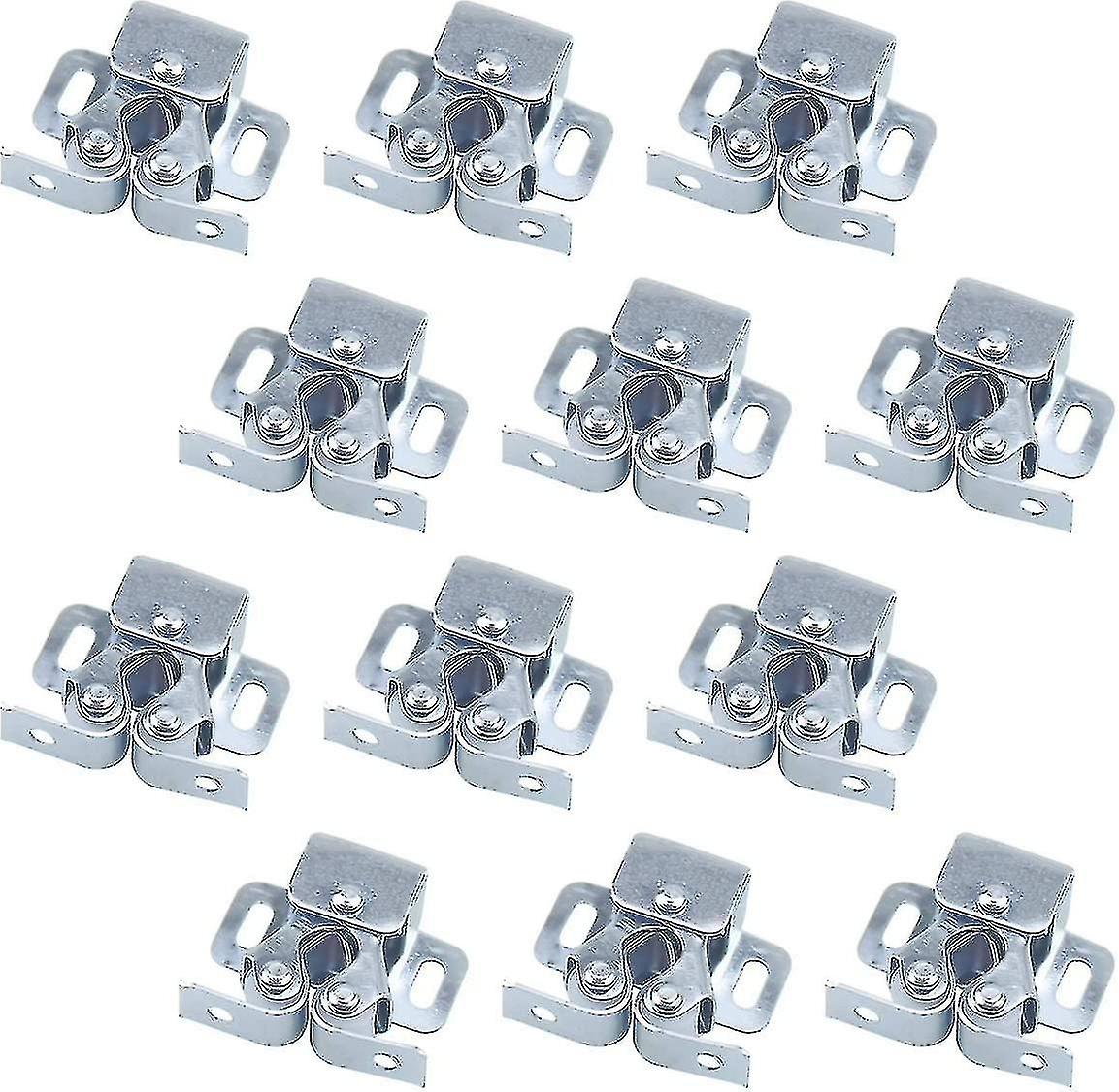 12pcs Latch With Double Roller For Cabinet Swing Door