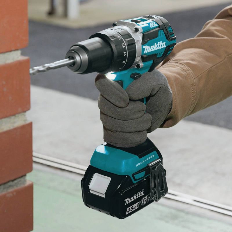 Makita 18V LXT Li-Ion Brushless Hammer Drillamp Impact Cordless Tool Combo Kit