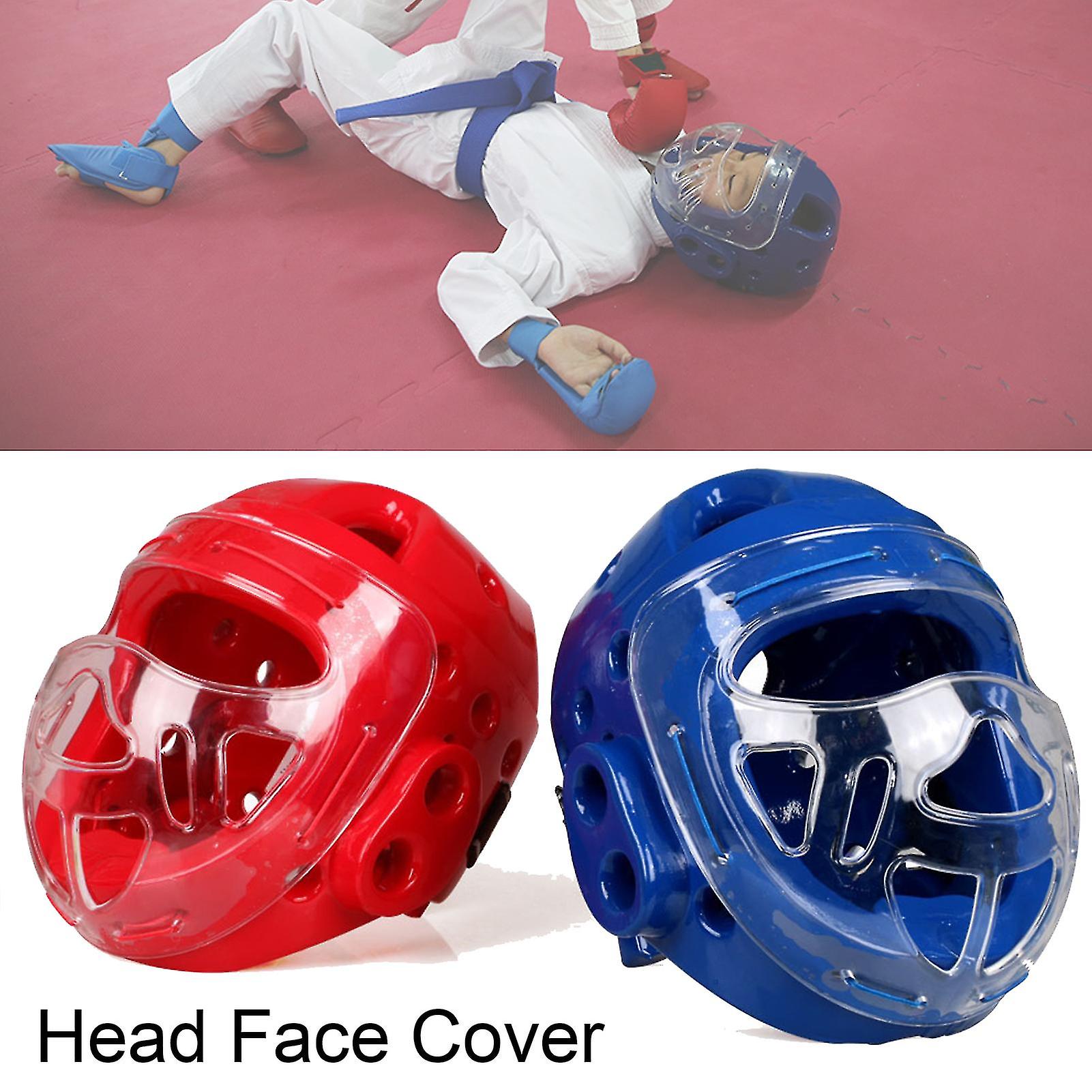 Protective Boxing Headgear Transparent Cover Ergonomics Design Kids Mixed Martial Arts Headgear For Karate