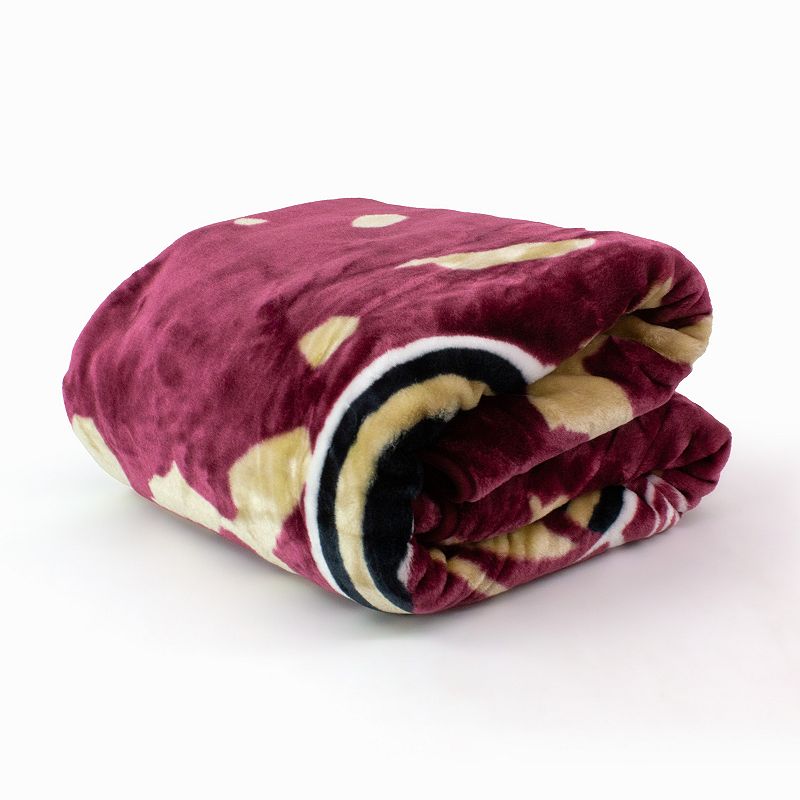 College Covers Florida State Seminoles Raschel Throw Blanket