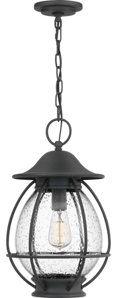 Roseto QZP9817 Wheeler 1 Light 11 quotW Outdoor Pendant   Beach Style   Outdoor Hanging Lights   by Buildcom  Houzz