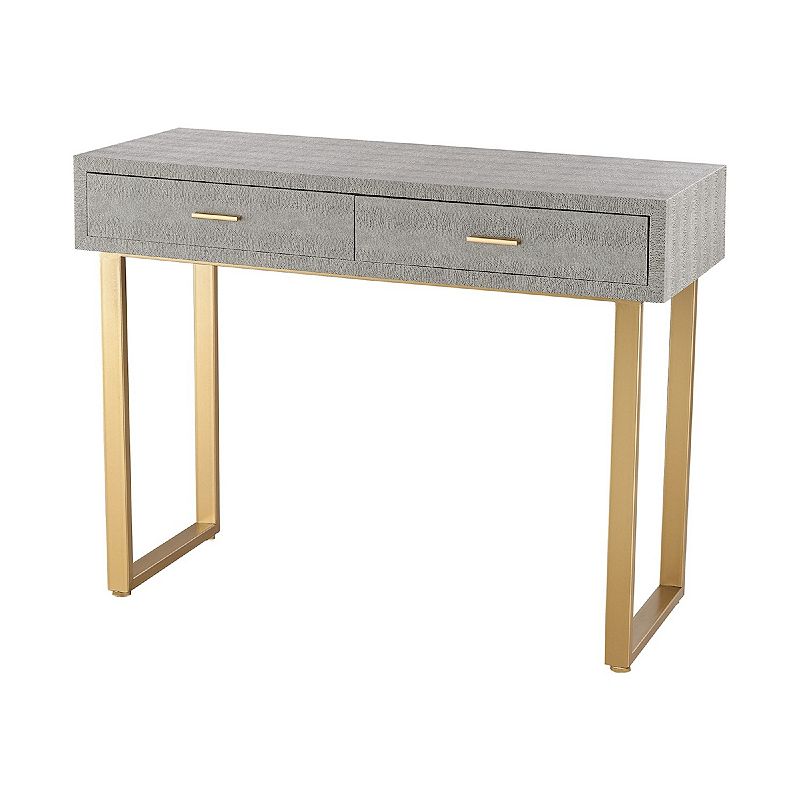 31 Gray and Gold Beaufort Point Desk