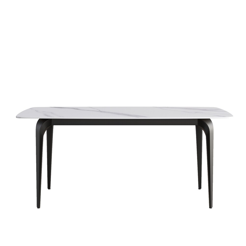 Minimalist Industrial Style Slate Dining Table