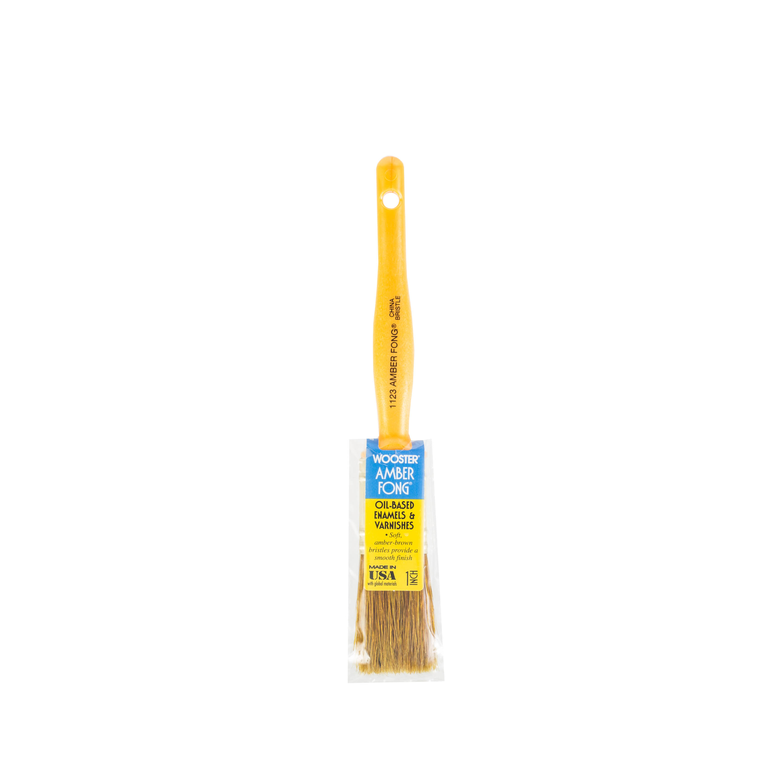 Wooster Amber Fong 1 in. Flat Paint Brush