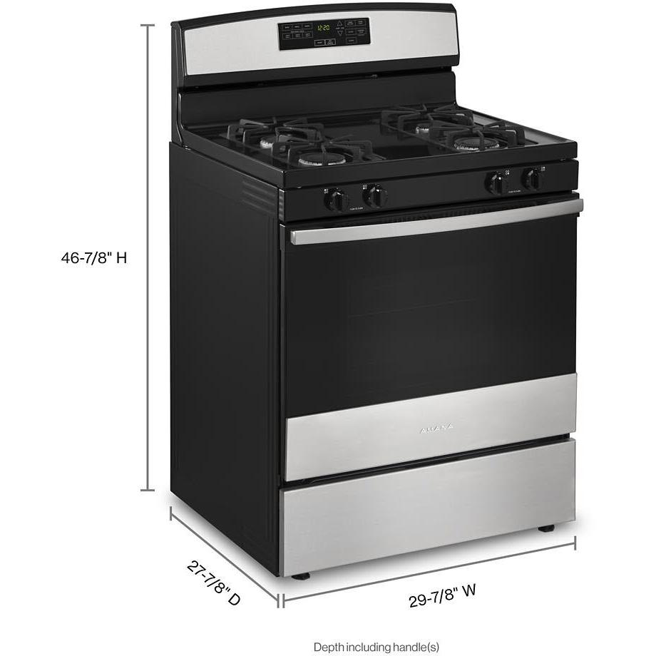 Amana 30-inch Freestanding Gas Range AGR6603SMS