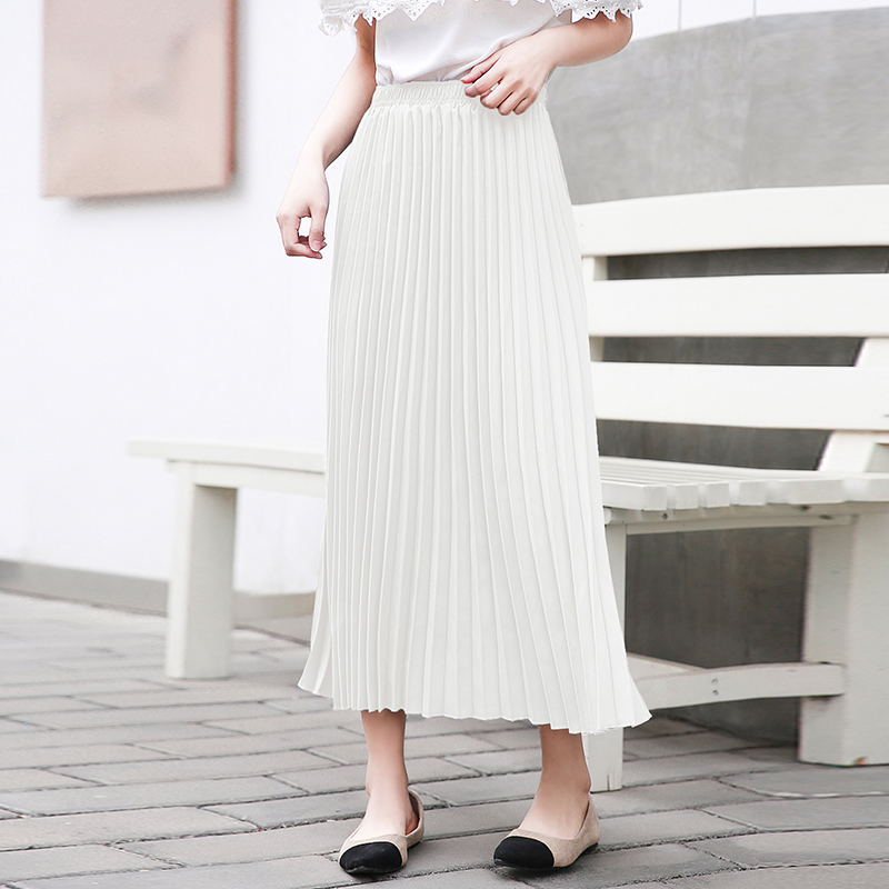 Urban Casual Women's Pleated Skirt Skirt