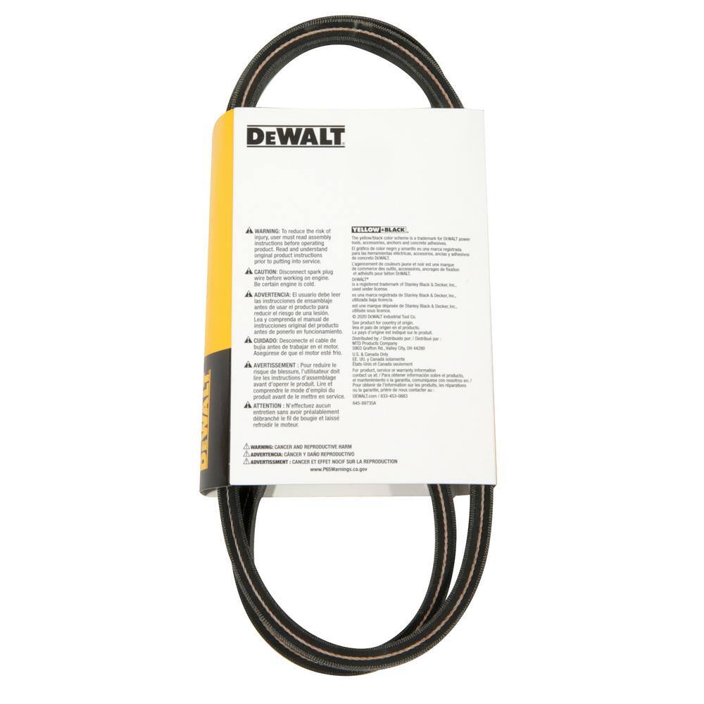 DW Original Equipment Transmission Belt for Select Commercial Stand On Lawn Mowers OE# 754P05914A DXGX501112