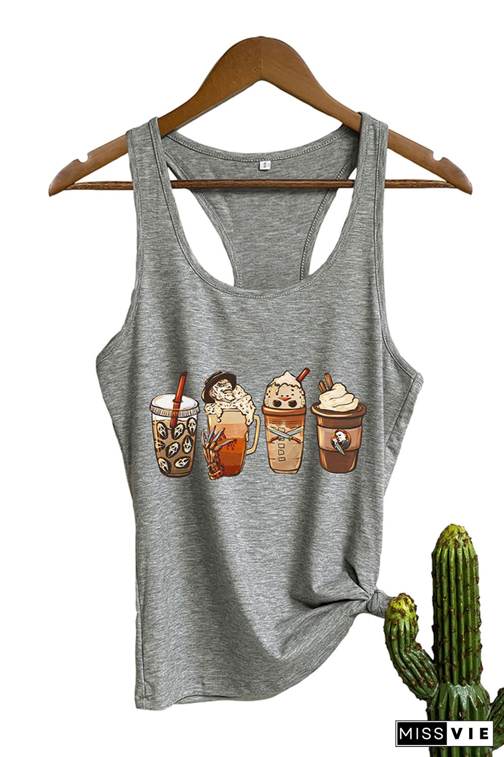 Halloween Coffee Sleeveless Tank Top Wholesale