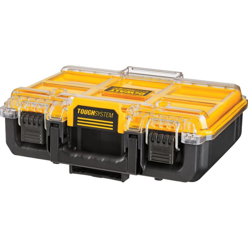 DW ToughSystem Deep Compact Toolbox Organizer Blackamp Yellow