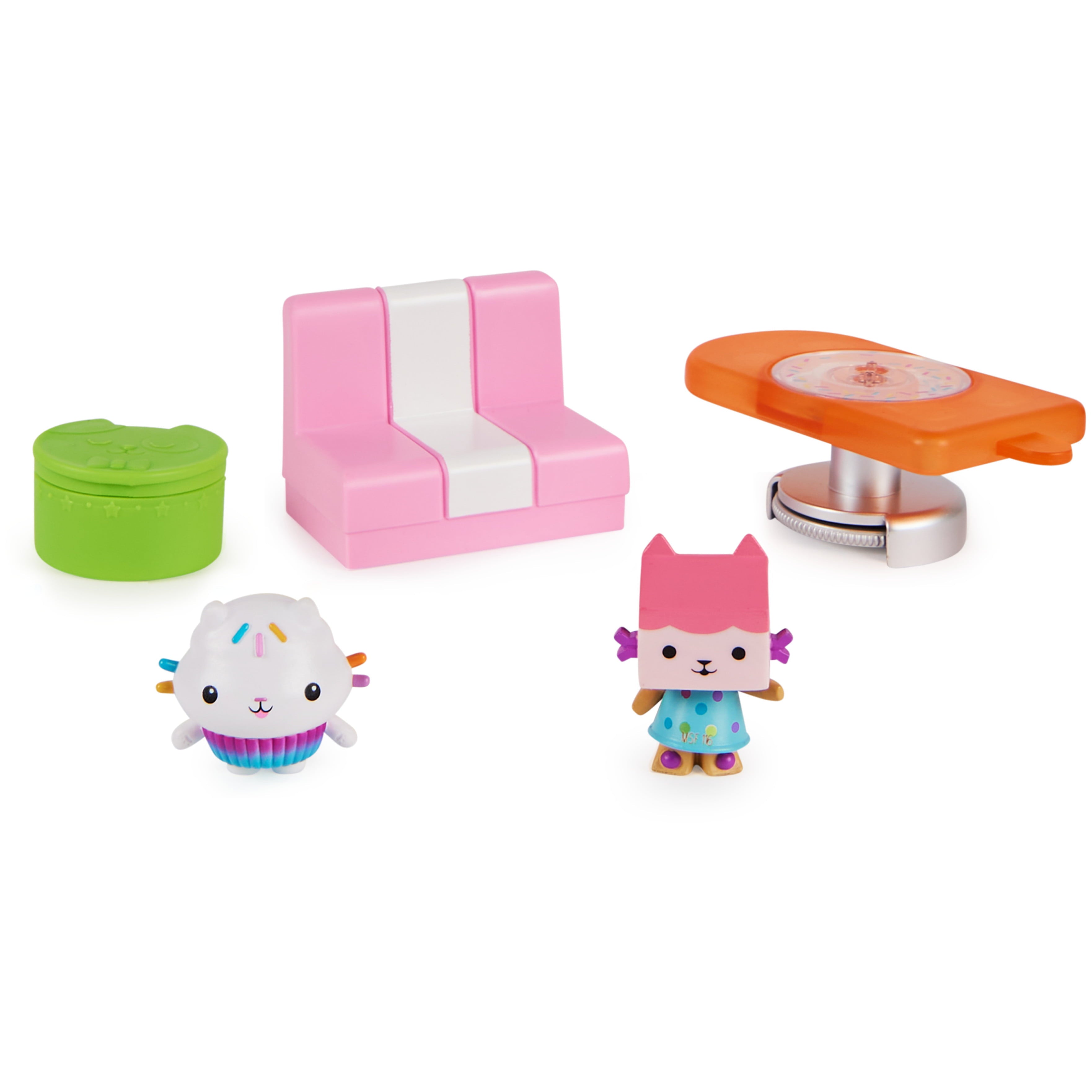 Gabby’s Dollhouse (Walmart Exclusive) Kitchen Furniture and Figures for Kids 3 and Up