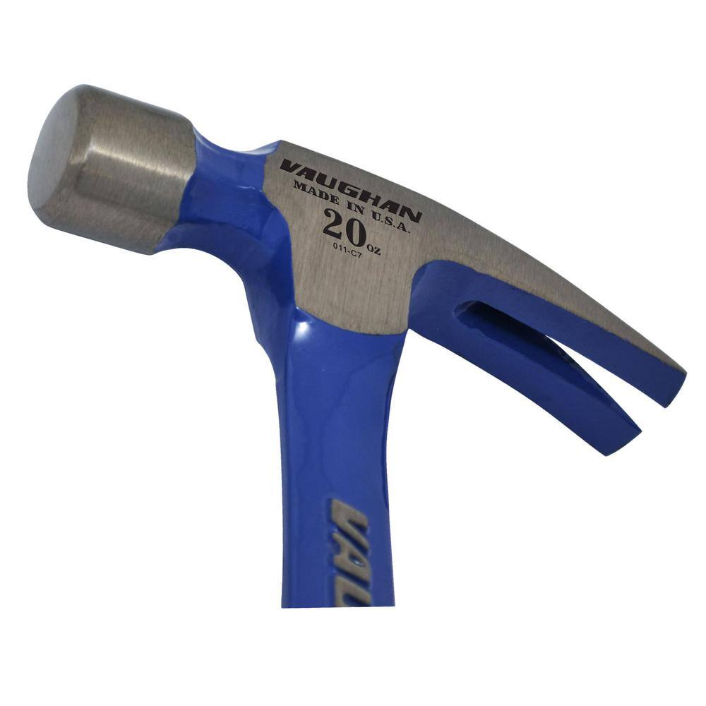 Vaughan 20 oz.. Smooth Face Solid Steel Rip Hammer 14 In steel handle R999