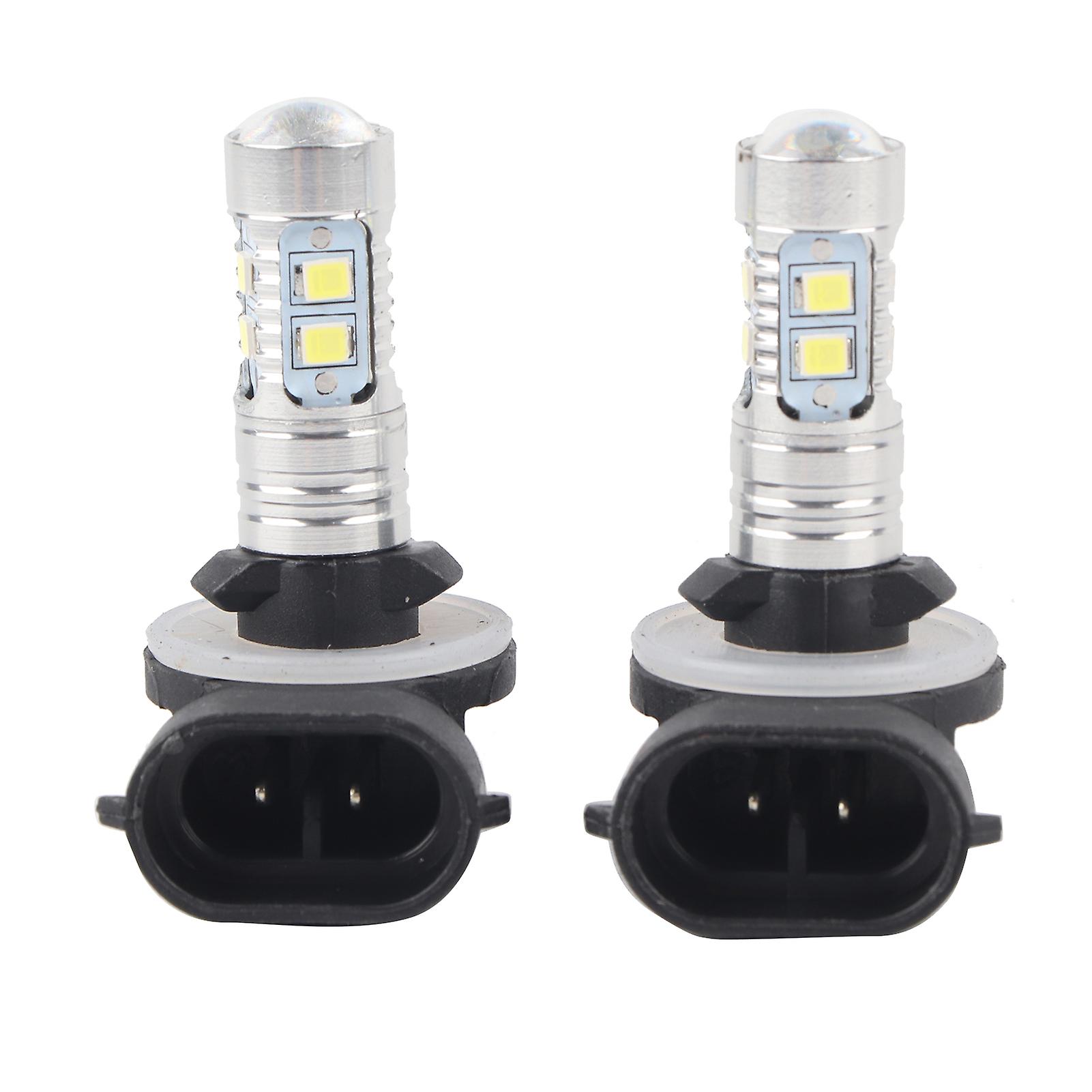 2pcs 12-24v 50w Car High Power Bright Led Fog Daytime Light Bulbs For Hyundai Accent