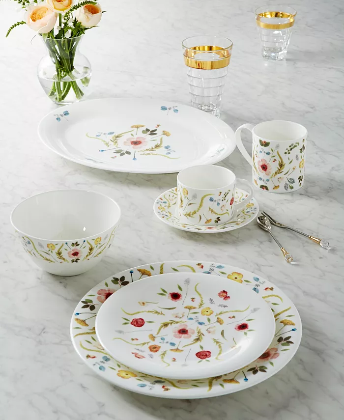 Twig New York Scandinavian Floral 8.5 Salad Plates - Set of 2