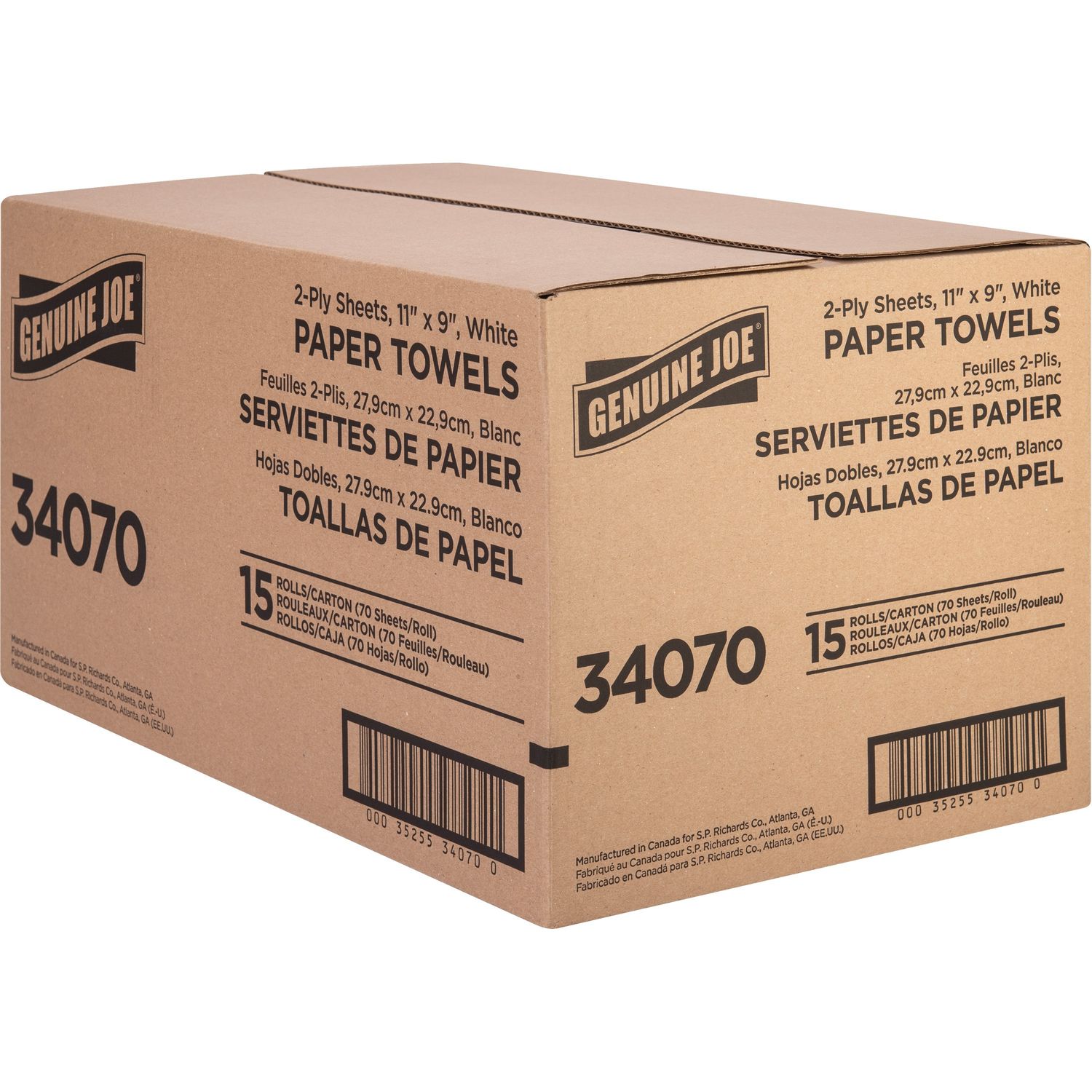 2-ply Paper Towel Rolls by Genuine Joe GJO34070