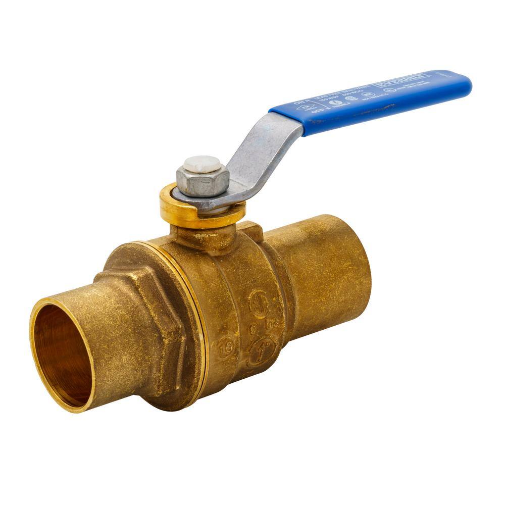 Everbilt 1 in. Brass SWT Full Port Ball Valve 107-455EB