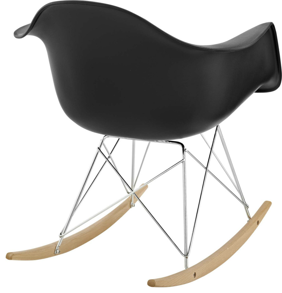 Trasna Pp Plastic Lounge Chair   Midcentury   Rocking Chairs   by HedgeApple  Houzz